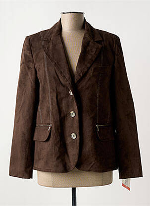 Blazer poches marron PAUL MATIS femme