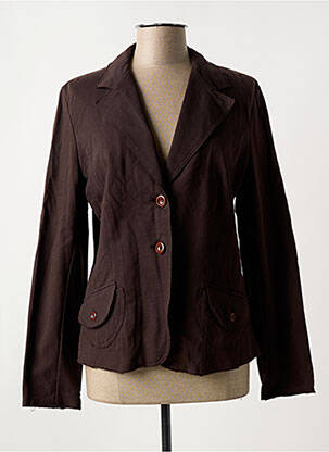 Blazer poches marron PERSONA femme