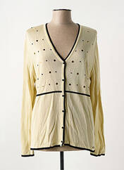 Gilet manches longues beige DANEVA pour femme seconde vue