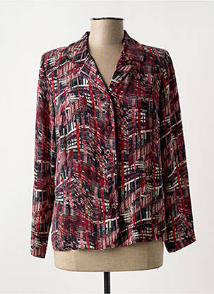 Chemisier rouge GEVANA pour femme