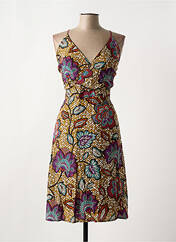 Robe mi-longue marron LA FEE MARABOUTEE pour femme seconde vue