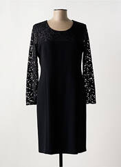 Robe mi-longue noir GEVANA pour femme seconde vue