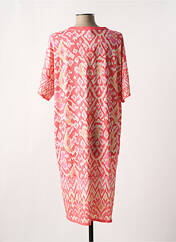 Robe mi-longue rose OUI pour femme seconde vue