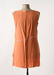 Tunique sans manche orange E & H pour femme seconde vue