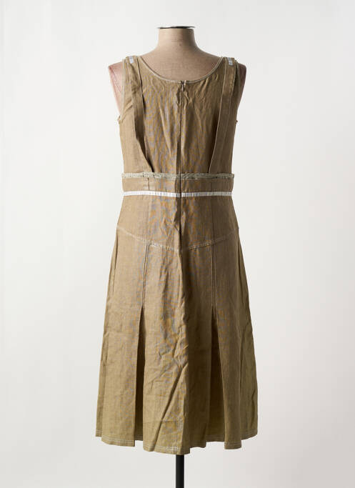 Robe mi-longue marron MY WAY pour femme