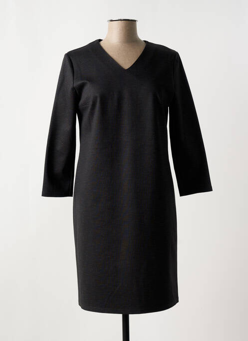 Robe mi-longue noir GEVANA pour femme