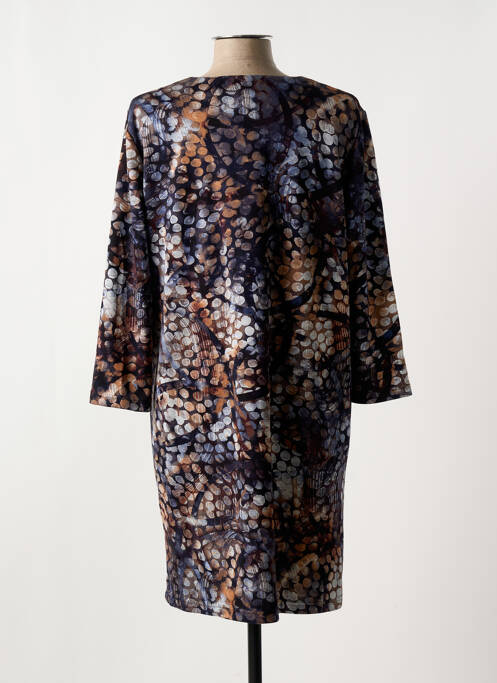 Robe mi-longue noir GEVANA pour femme