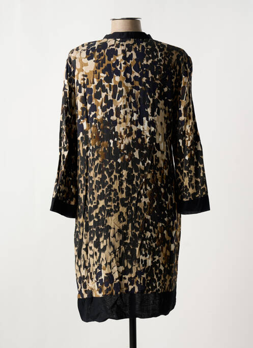 Robe mi-longue noir LA FEE MARABOUTEE pour femme