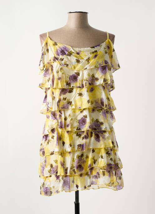 Tunique manches longues jaune LA FEE MARABOUTEE pour femme