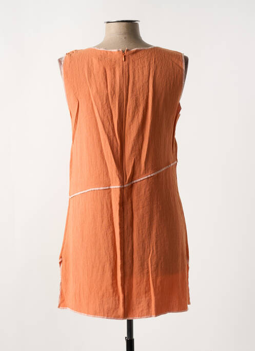 Tunique sans manche orange E & H pour femme