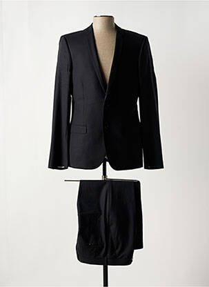 Costume de ville manches longues noir IZAC homme