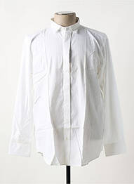 Chemise manches longues coupe droite blanc BANDE ORIGINALE homme