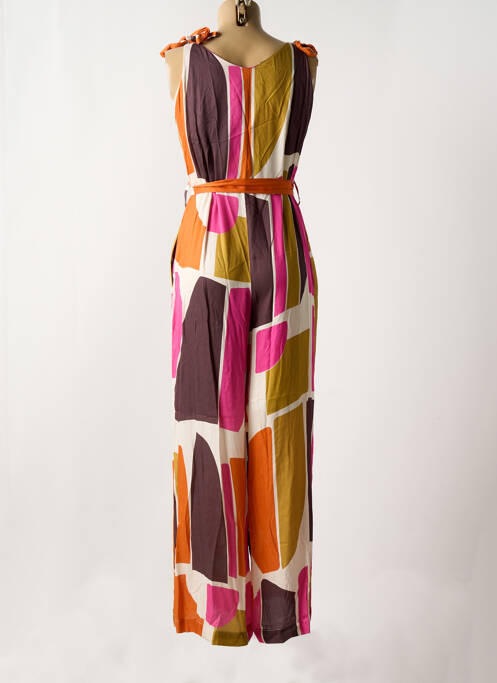 Combi-pantalon marron LA FEE MARABOUTEE pour femme