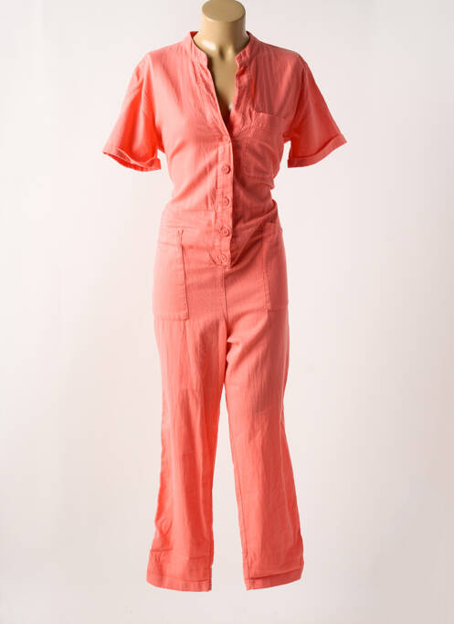 Combi-pantalon orange FIVE pour femme