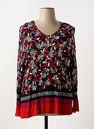 Blouse tissage popeline manches longues rouge GERRY WEBER femme