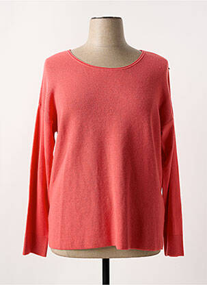 Pull col rond manches longues orange RABE femme