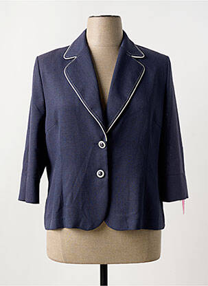 Blazer coupe cintrée bleu PRUNELLE femme