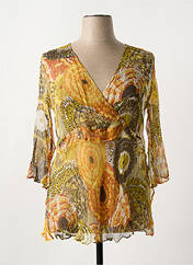 Blouse jaune PERSONA pour femme seconde vue