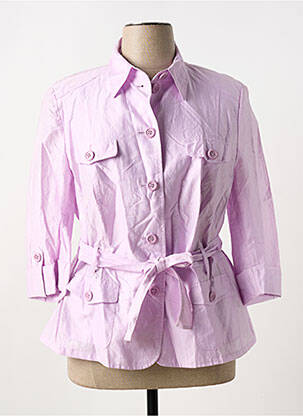 Chemisier violet BASLER pour femme