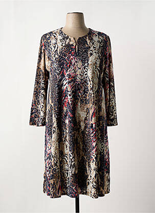 Robe mi-longue bleu GEVANA pour femme