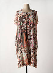 Robe mi-longue marron FRANCE RIVOIRE pour femme seconde vue