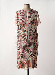 Robe mi-longue marron FRANCE RIVOIRE pour femme seconde vue