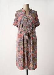 Robe mi-longue rouge GEVANA pour femme seconde vue