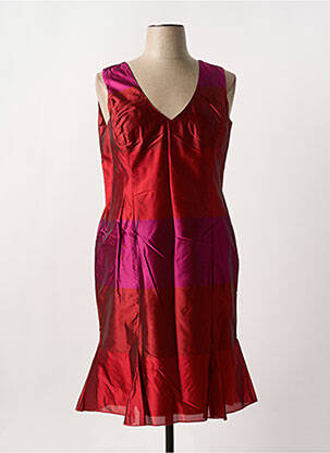 Robe mi-longue rouge PLAIT-IL ? pour femme