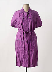 Robe mi-longue violet BASLER pour femme seconde vue