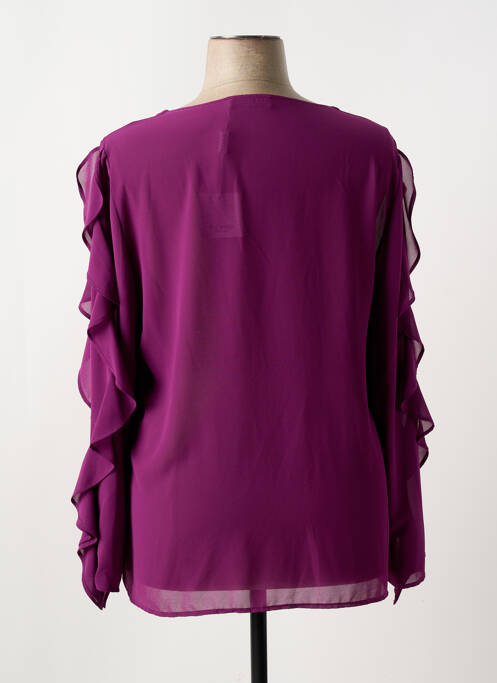 Blouse violet EDAS pour femme