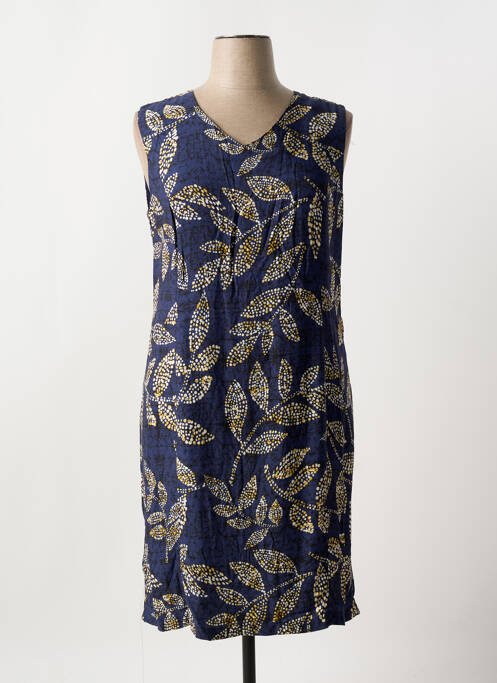 Robe mi-longue bleu GEVANA pour femme