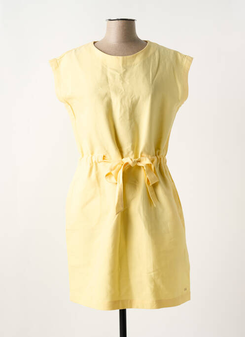 Robe mi-longue jaune TOMMY HILFIGER pour femme