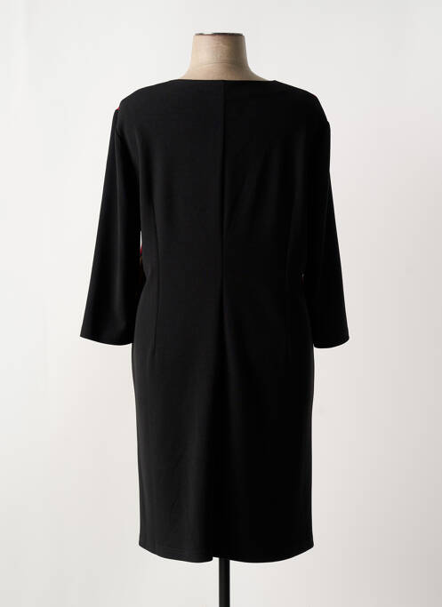 Robe mi-longue noir GEVANA pour femme