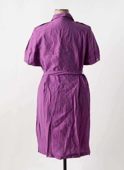 Robe mi-longue violet BASLER pour femme