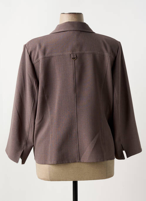 Veste casual marron GEVANA pour femme