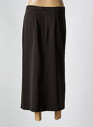 Jupe longue fermeture zippée au dos vert GEVANA femme