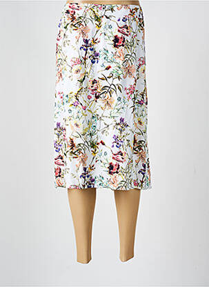 Jupe mi-longue taille à pinces beige GERRY WEBER femme