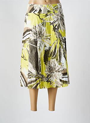 Jupe mi-longue coupe évasée vert BETTY BARCLAY femme