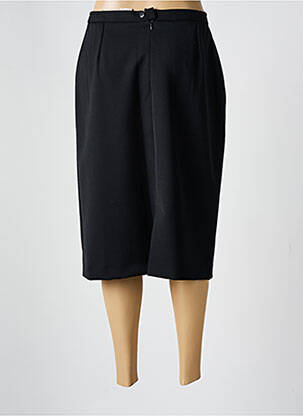 Jupe mi-longue coupe droite noir PIER BÉ femme