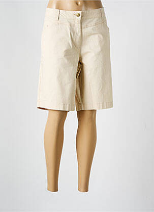 Bermuda tissage popeline taille normale beige BETTY BARCLAY femme