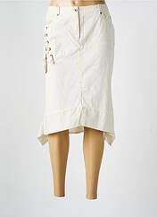 Jupe mi-longue beige EVA KAYAN pour femme seconde vue