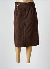 Jupe mi-longue marron PAUL MATIS pour femme seconde vue