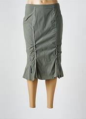 Jupe mi-longue vert CHRISTINE LAURE pour femme seconde vue
