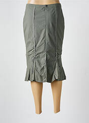 Jupe mi-longue vert CHRISTINE LAURE pour femme seconde vue