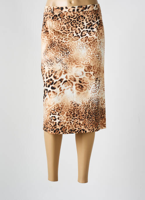 Jupe mi-longue beige HUCKE WOMAN pour femme