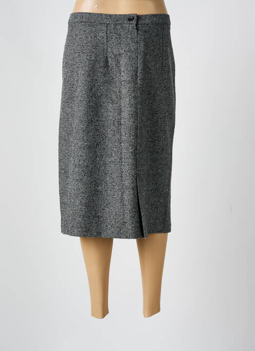 Jupe mi-longue gris GEVANA pour femme