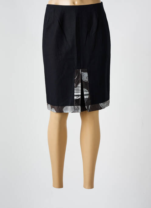 Jupe mi-longue noir PLAIT-IL ? pour femme