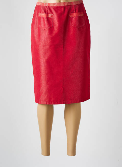 Jupe mi-longue rouge ROSA ROSAM pour femme