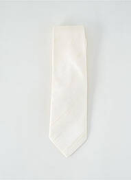 Cravate effet matière satinée beige VIRTUOSE homme