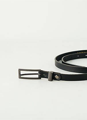 Ceinture coutures renforcées noir FAUNE femme